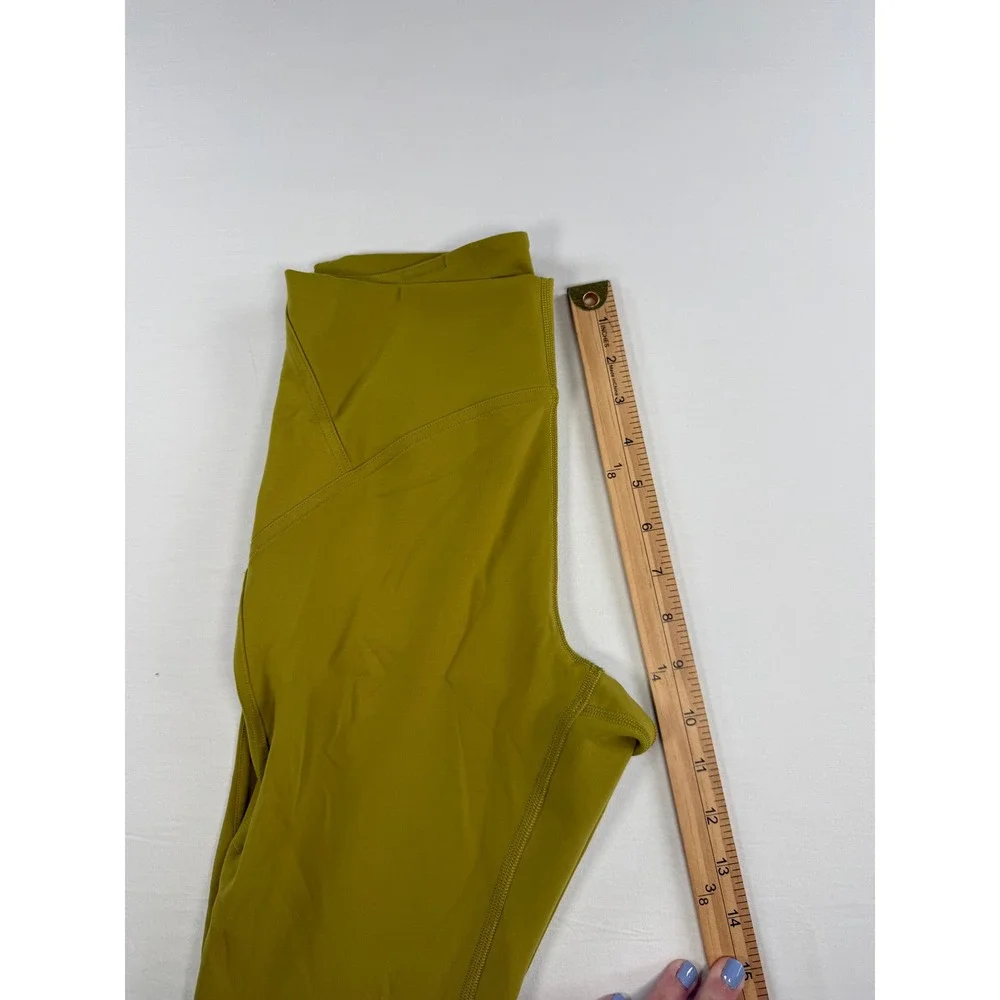 Lululemon High Rise Leggings Mustard Yellow‎ Size 6 25
